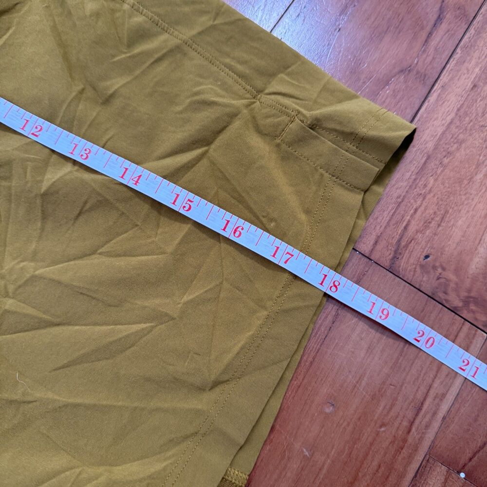Men Lululemon T.H.E. Short 9" *Linerless Tapered Fit Gold Spice Size Small - Picture 8 of 8